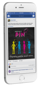 project pin domestic violence prevention social media