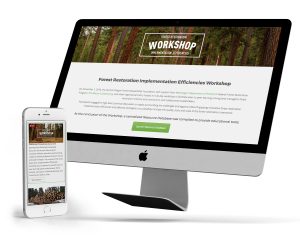 forest restoration graphic design branding